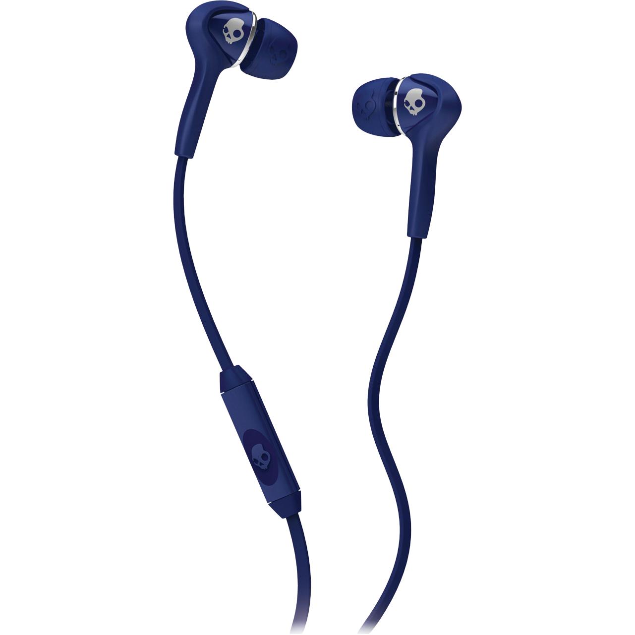 Skullcandy Earphones Wired Chrome/Navy Blue Online at Jarir Bookstore KSA