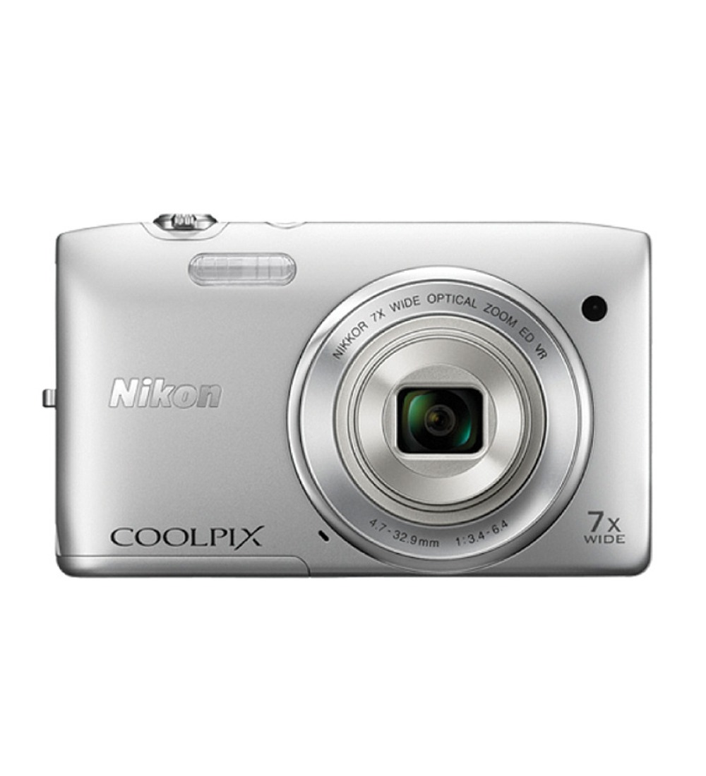 Nikon CoolPix S3400 Point and Shoot Camera 20.1 MP - Jarir