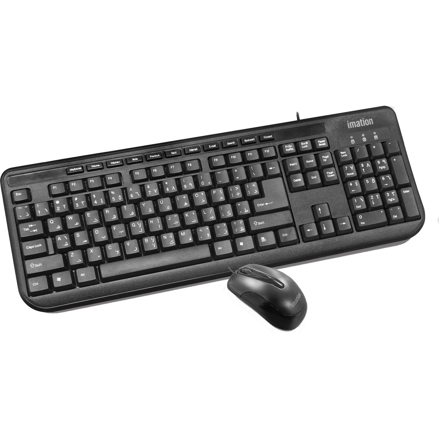 Imation KMC102 Desktop (Keyboard and Mouse) Wired Jarir Bookstore Qatar