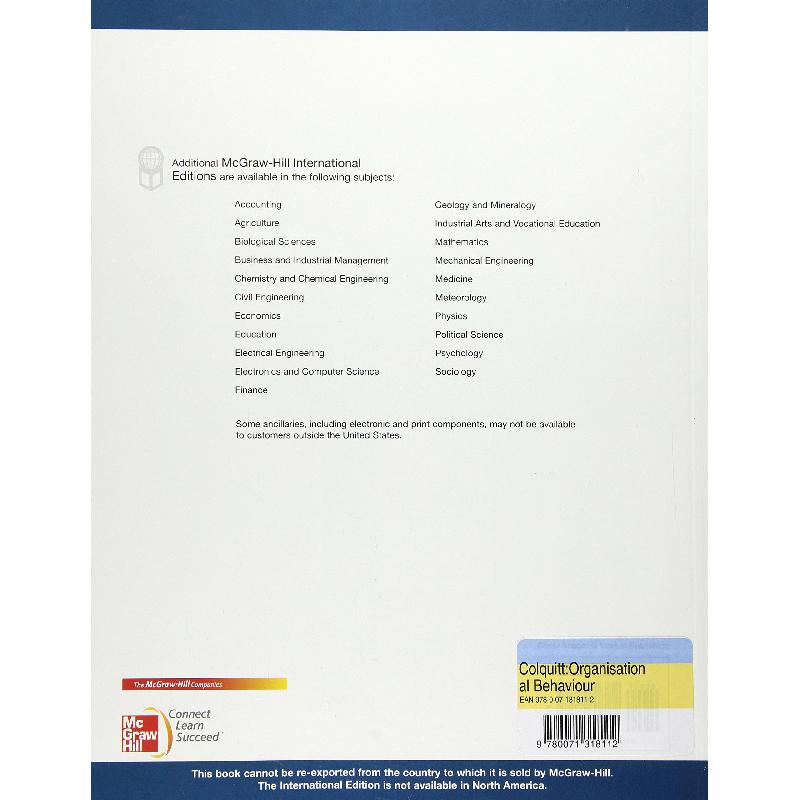 Organisational Behaviour | الادارة والأعمال | الادارة | الكتب الانجليزية | الشحن الدولي Organisational Behaviour | الادارة والأعمال | الادارة | الكتب الانجليزية | الشحن الدولي