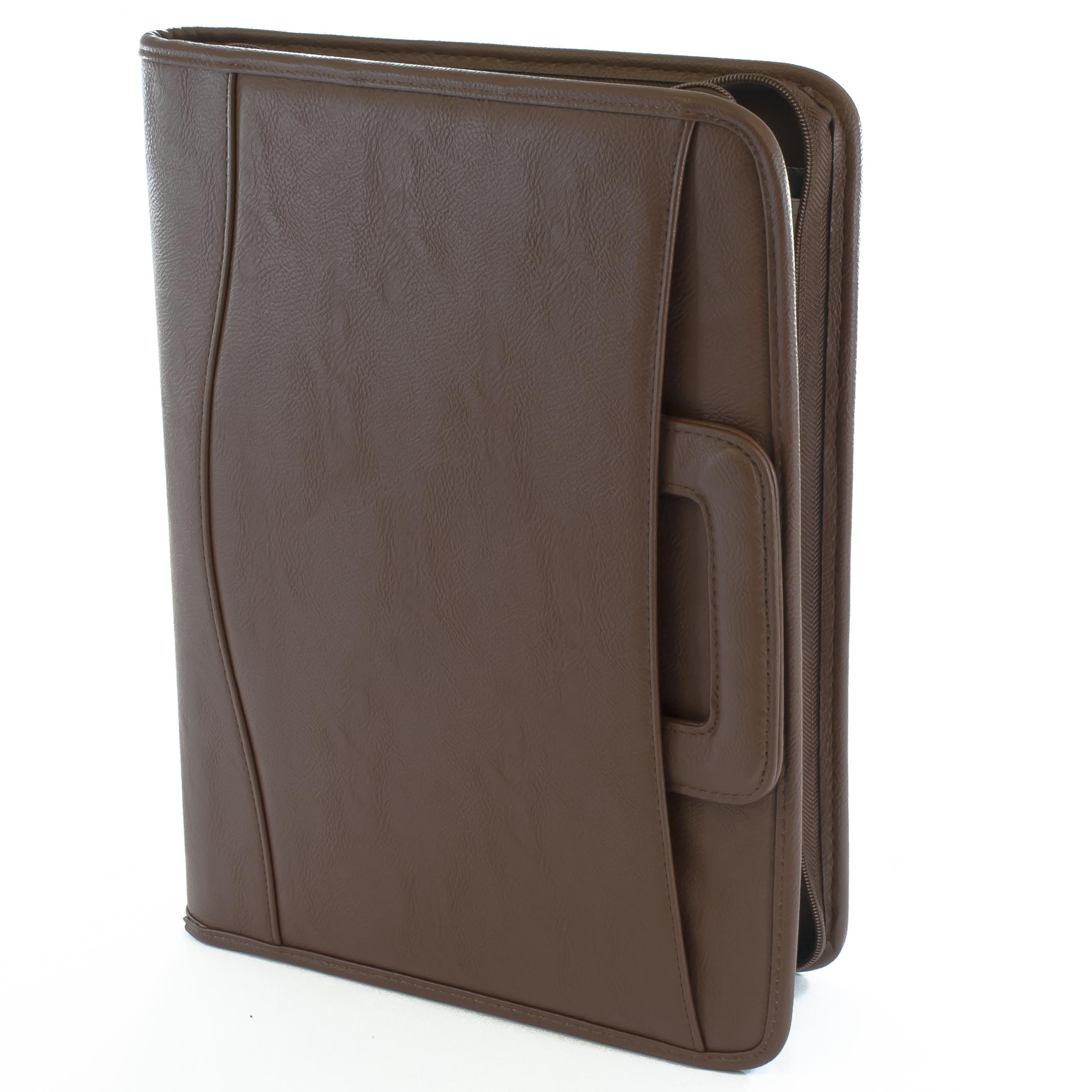 Portfolio/Ring Binder with Handle, 13 Pocket, A4, Brown price in Saudi Arabia Jarir Saudi