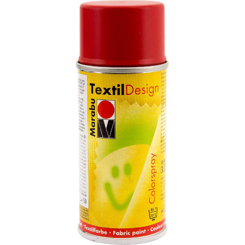 Marabu TEXTIL Design Fabric Color Spray Textile Paint Cherry Jarir