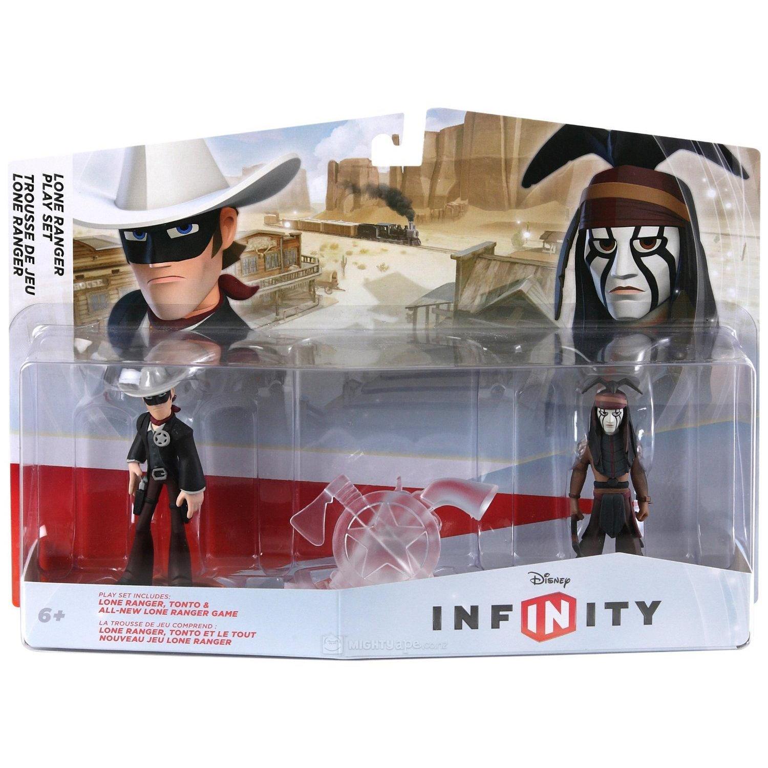 Disney Infinity Lone Ranger;Tonto GamePlay Character/Action Figure Set