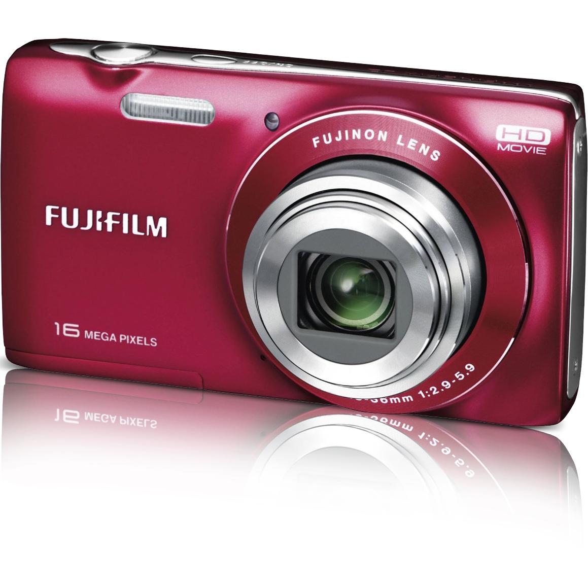 Fuji FinePix JZ250 Point and Shoot Camera 16 MP Red Jarir Bookstore KSA