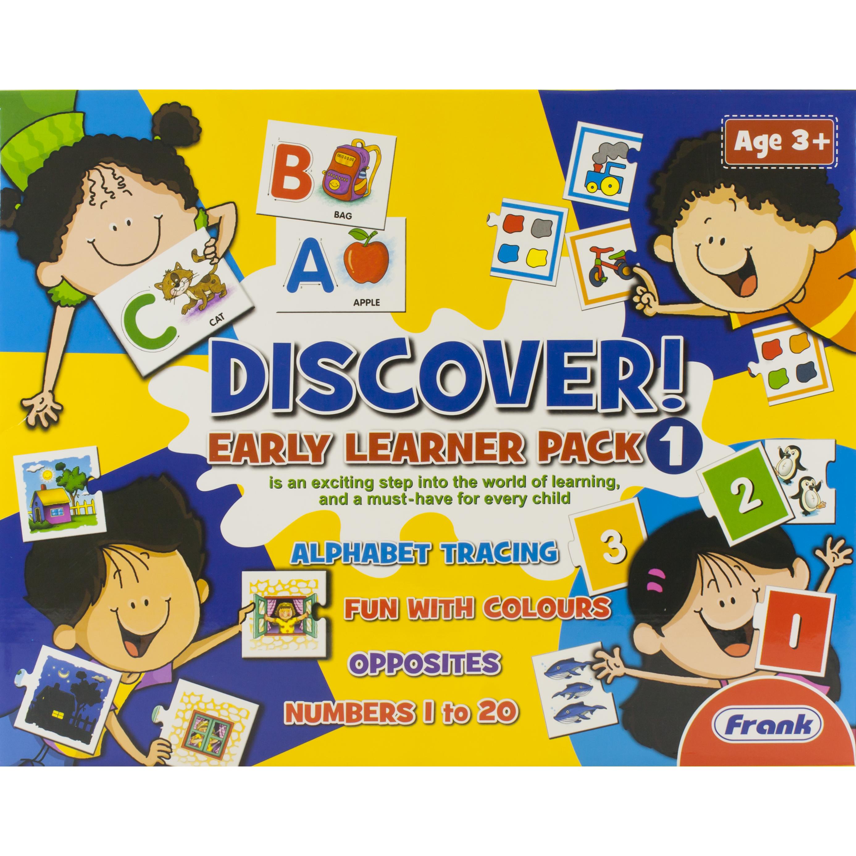 Frank Early Learner Preschool Learning Activity Set, English, 3 Years