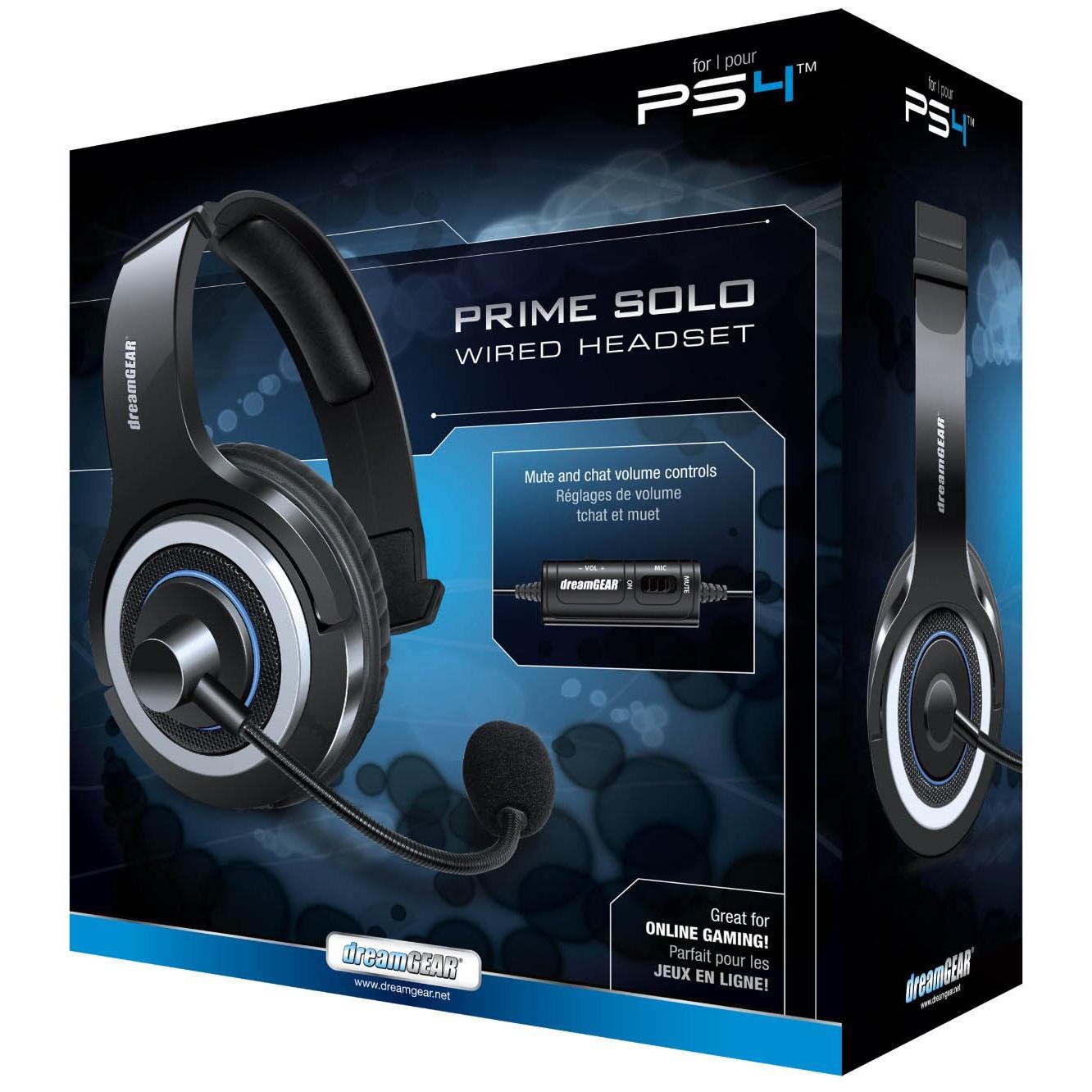 dreamGEAR Prime Solo Gaming Headset Wired Black Jarir Bookstore KSA