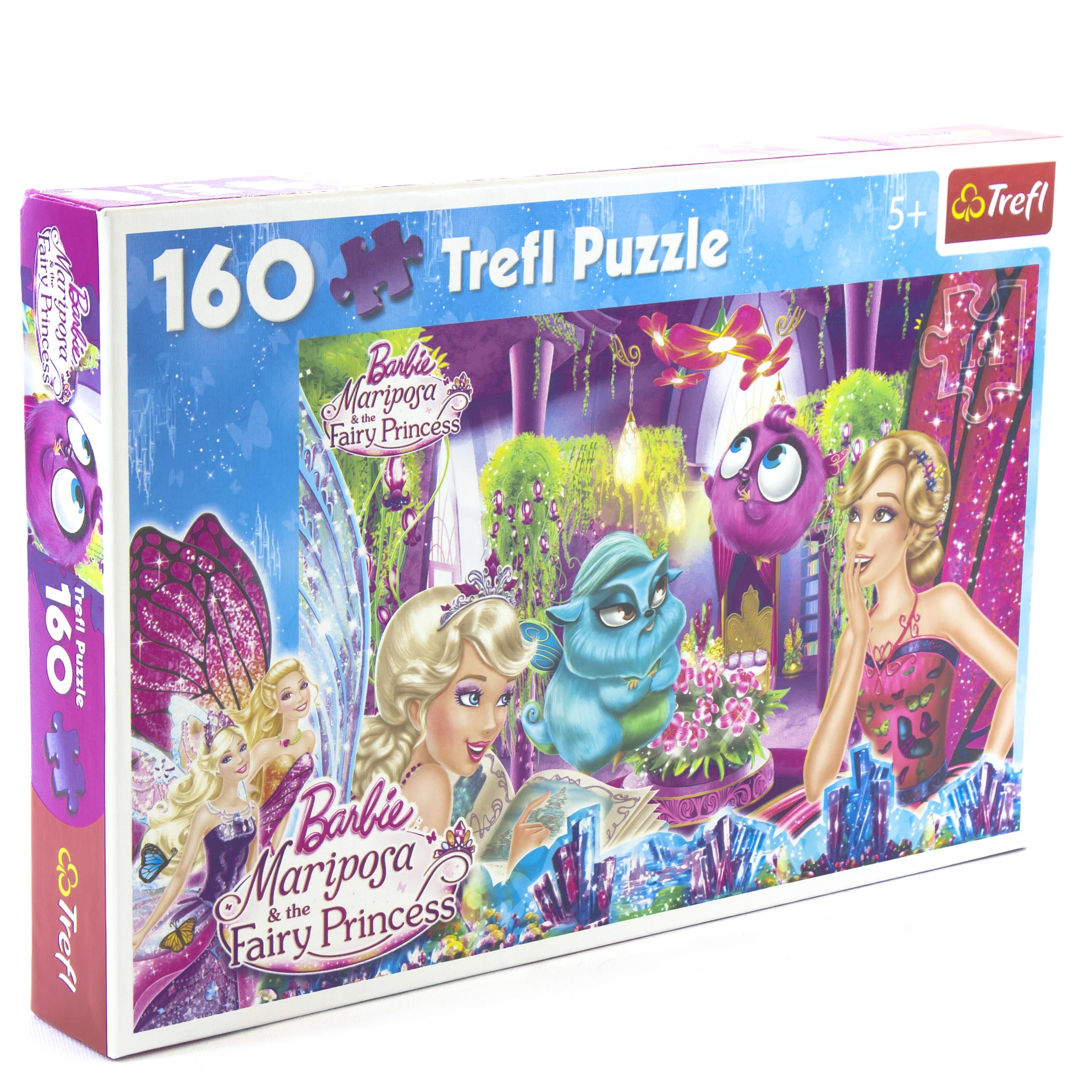 Trefl Barbie Mariposa & The Fairy Princess Picture Puzzle 160 Pieces ...