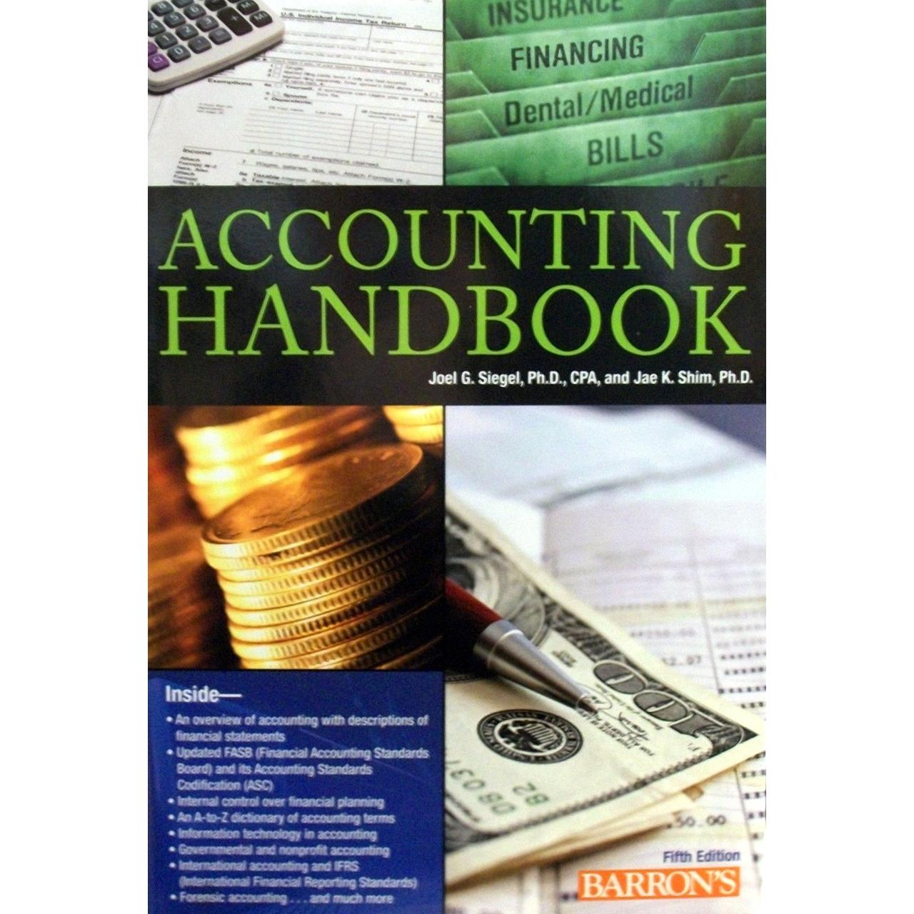 Accounting Handbook, 5th Edition Barron's Accounting Handbook Jae Shim
