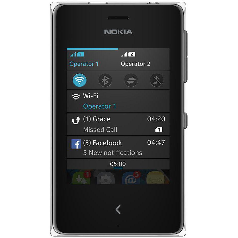 Nokia Asha 500 (Dual) Black Jarir Bookstore KSA