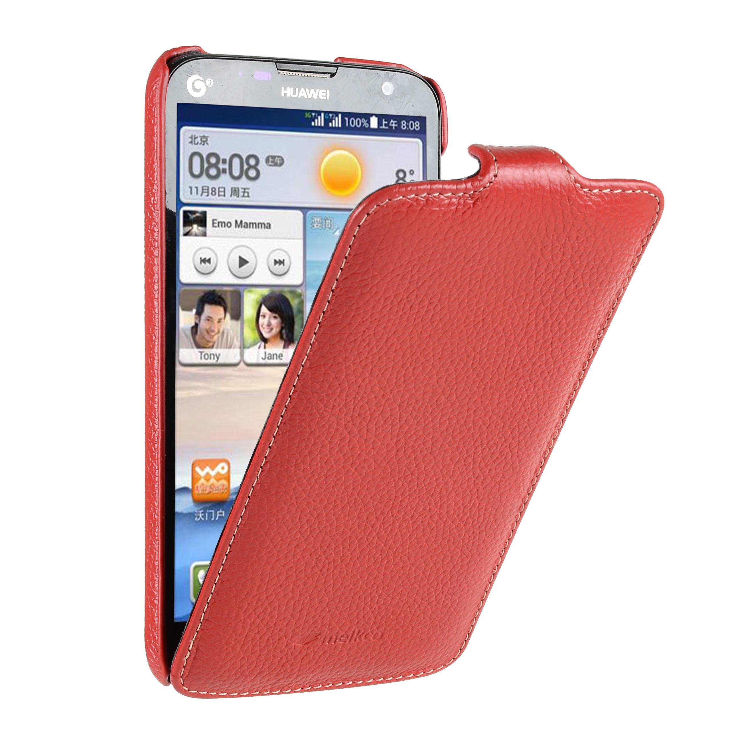 Melkco Back Cover Mobile Case for (Huawei) Ascend G730 Red Melkco