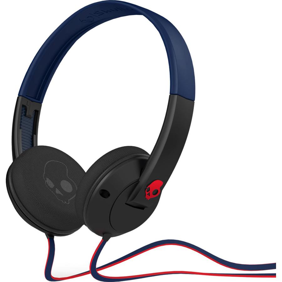 Skullcandy Uprock Denim OnEar Headphones Wired Denim/Black/Red Jarir