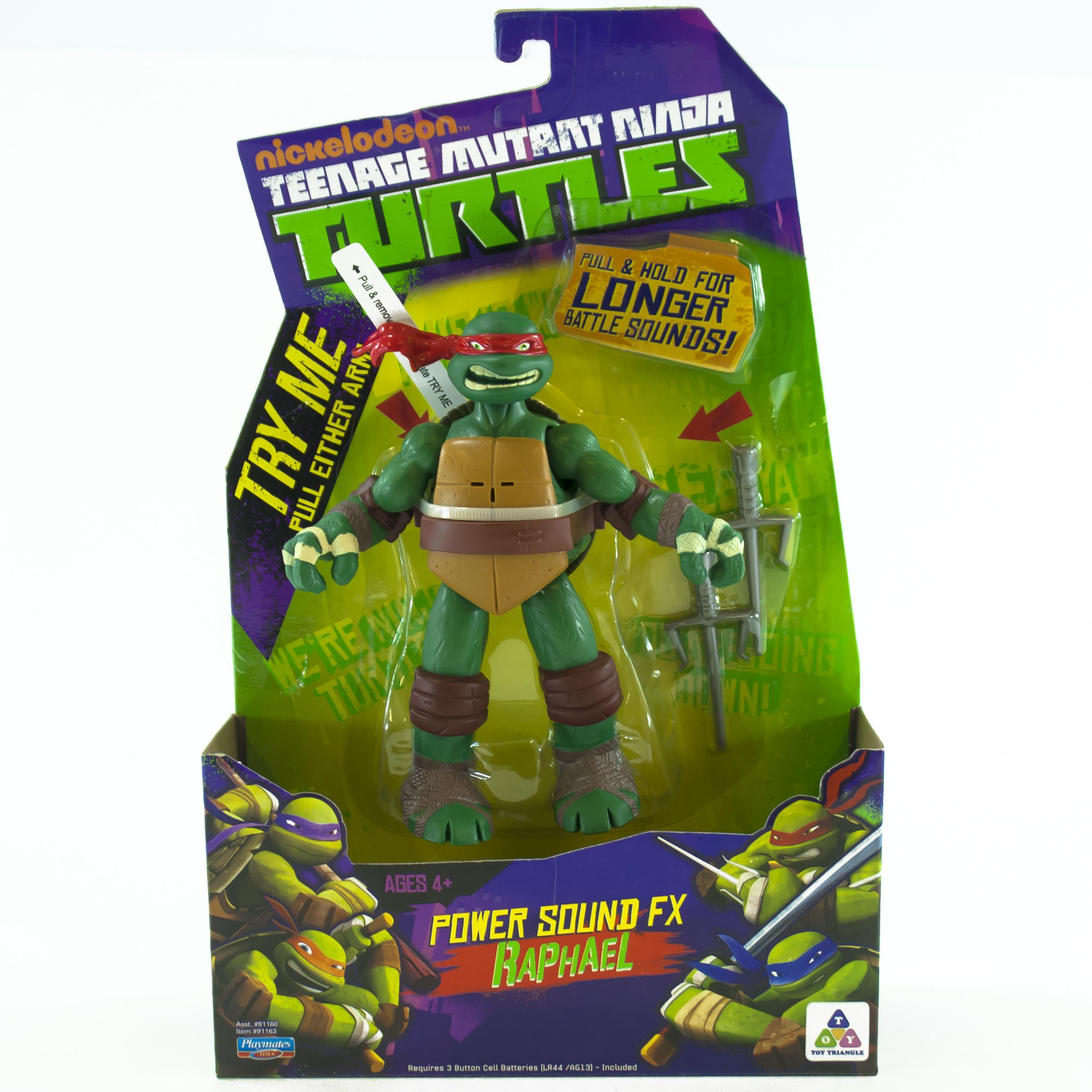 TMNT Power Sound FX Raphael Action Figure Assorted Color Jarir