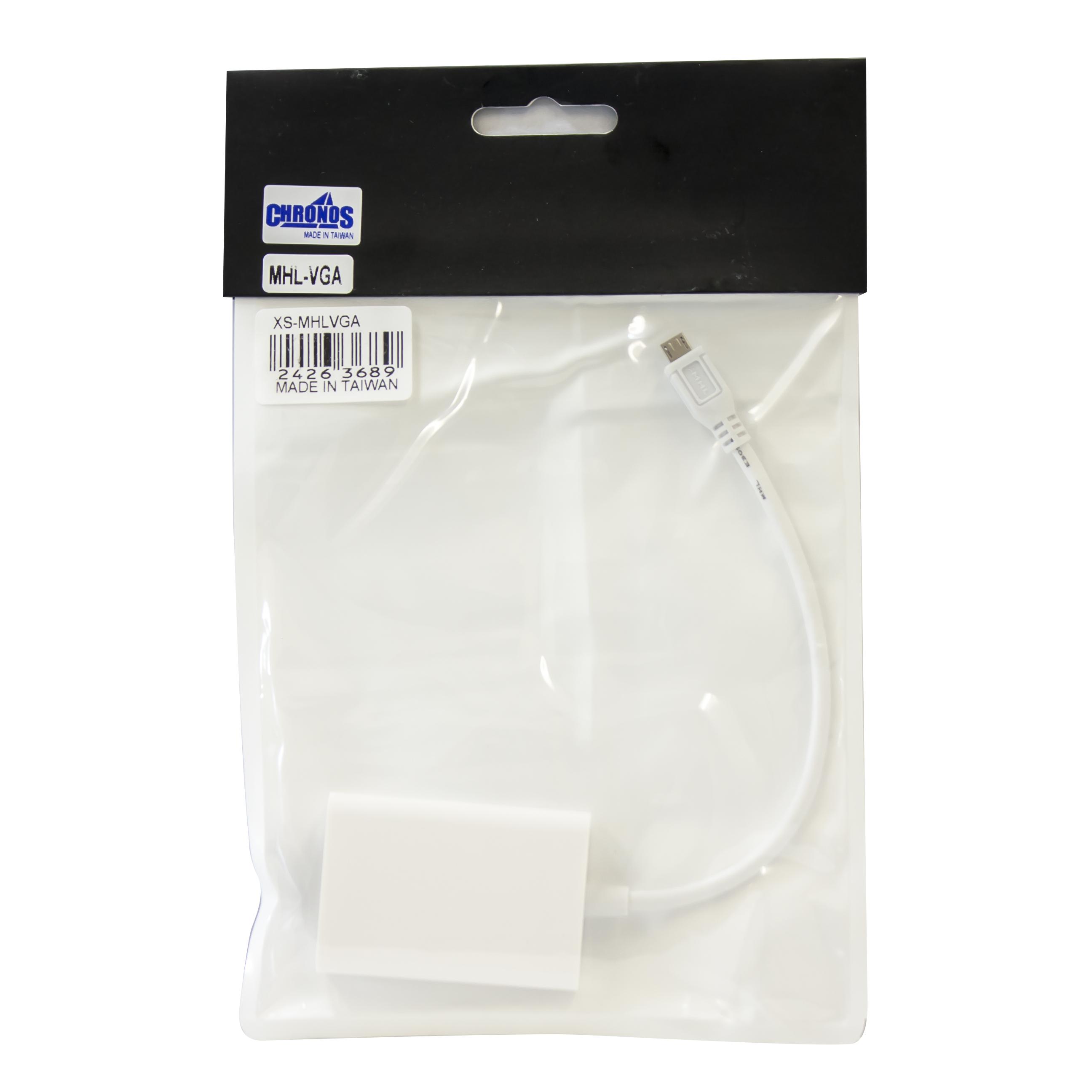 Chronos MHL (Micro USB) to VGA Video Adapter Jarir Bookstore KSA