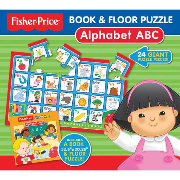 World Publications Fisher Price ABC حروف أبجدية كتاب، حصيرة للاحجية 24 ...