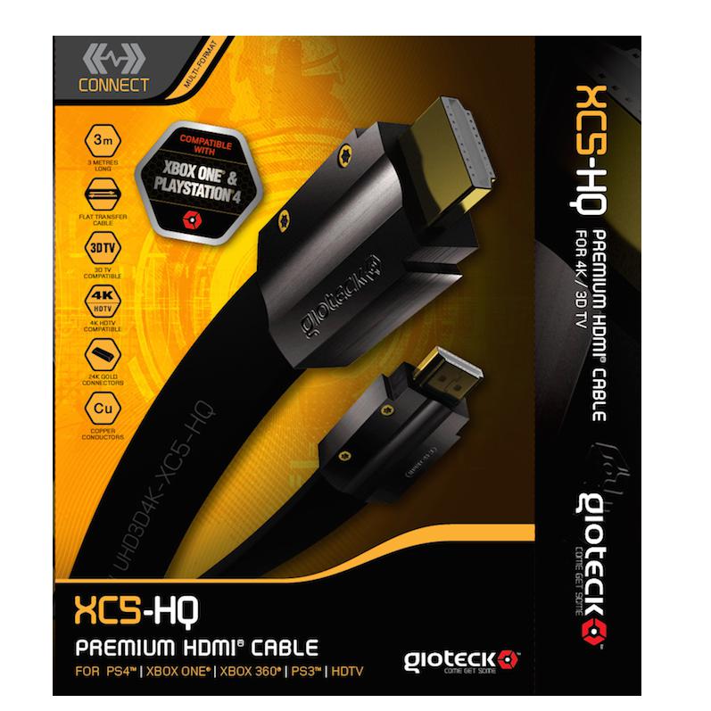 Gioteck XC5HQ Premium HDMI to HDMI AV Cable Jarir Bookstore KSA