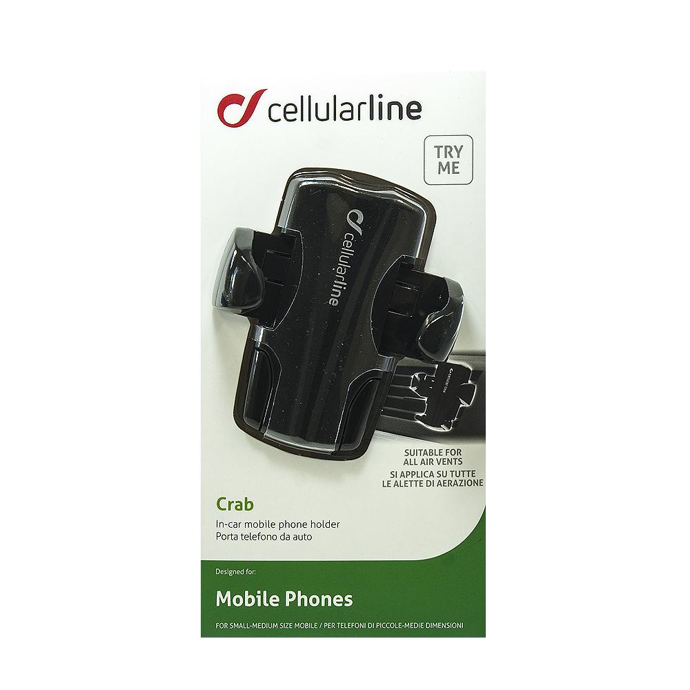 Cellularline Crab Incar Mobile Phone Holder Smartphone Car Accessory