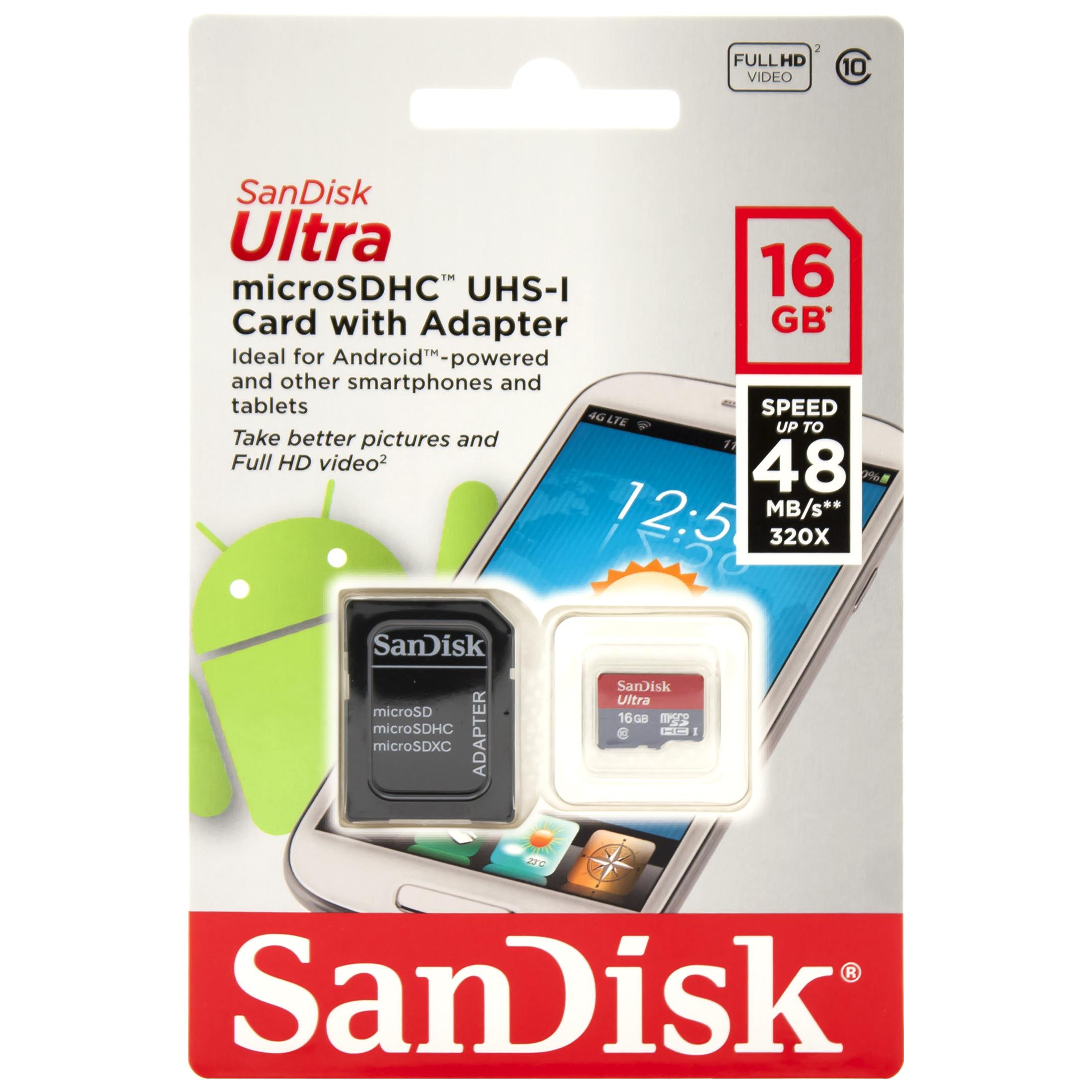 SanDisk Ultra Android Micro SD 16 GB Jarir Bookstore Qatar