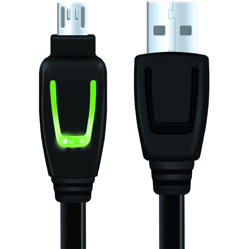 dreamGEAR dreamGEAR Led Micro Usb To Usb 2 0 Sync Charge Cable LED Lights will Flash Red while Charging and Green when Full