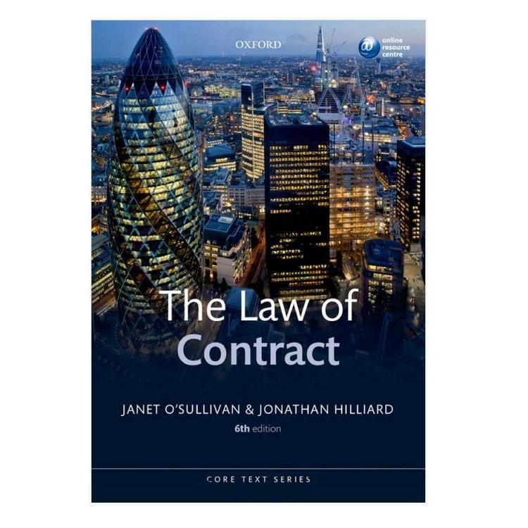 The Law of Contract, 6th Edition Core Text O'Sullivan KSA