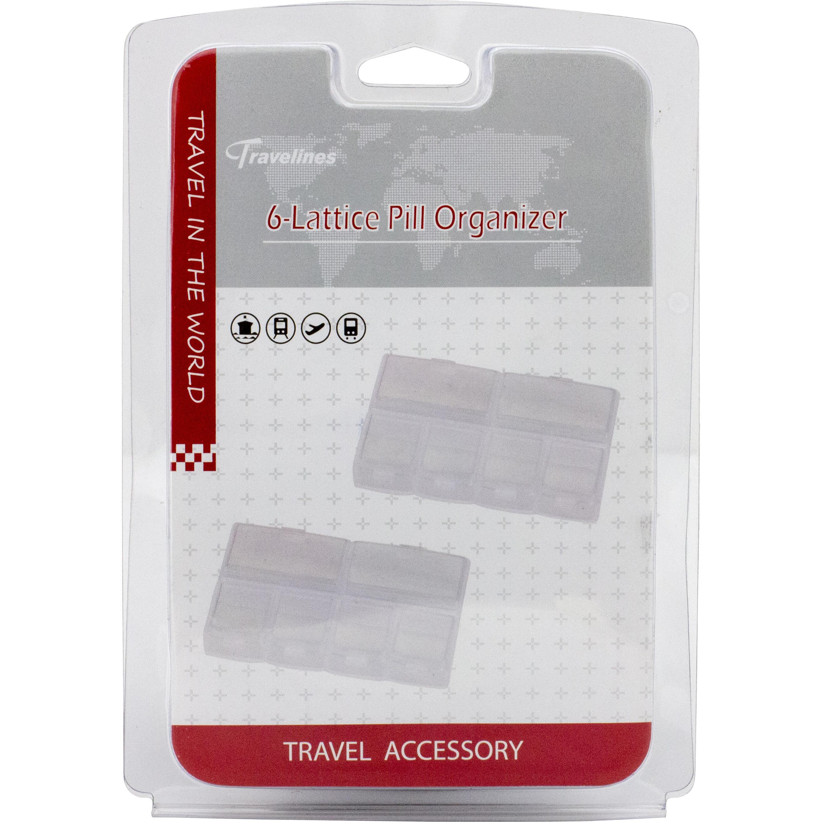 Pill Organizer, Snap Closure, Clear