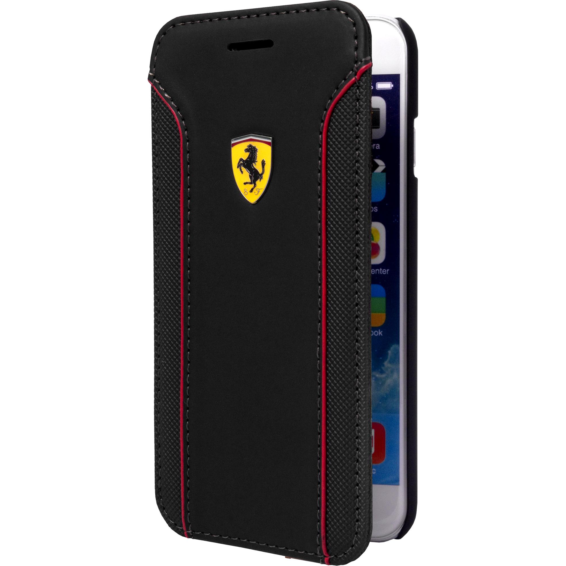 Ferrari Fiorano Flip Cover Mobile Case for iPhone 6 Black Ferrari