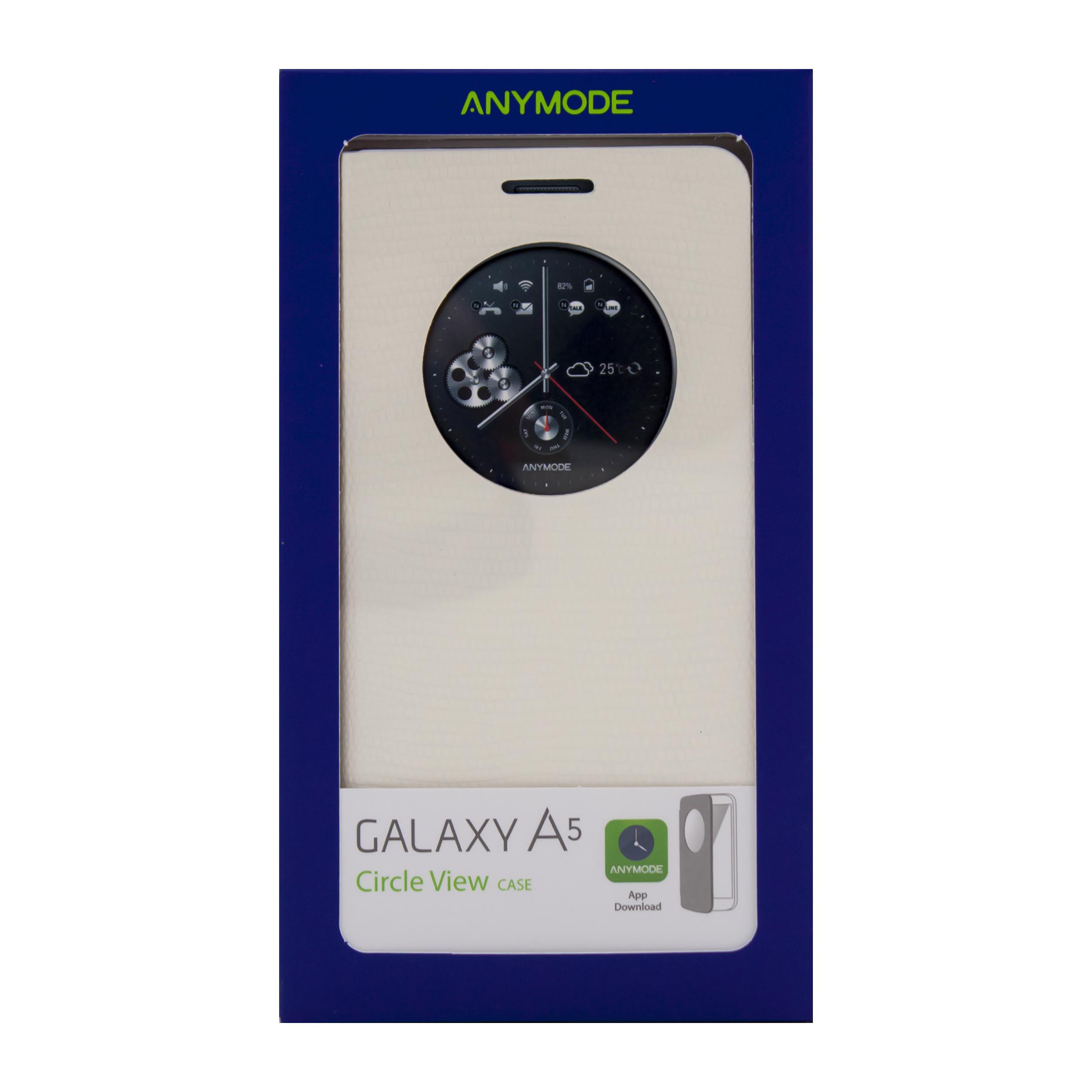 Anymode Flip Cover Mobile Case for (Samsung) Galaxy A5 Ivory White Anymode