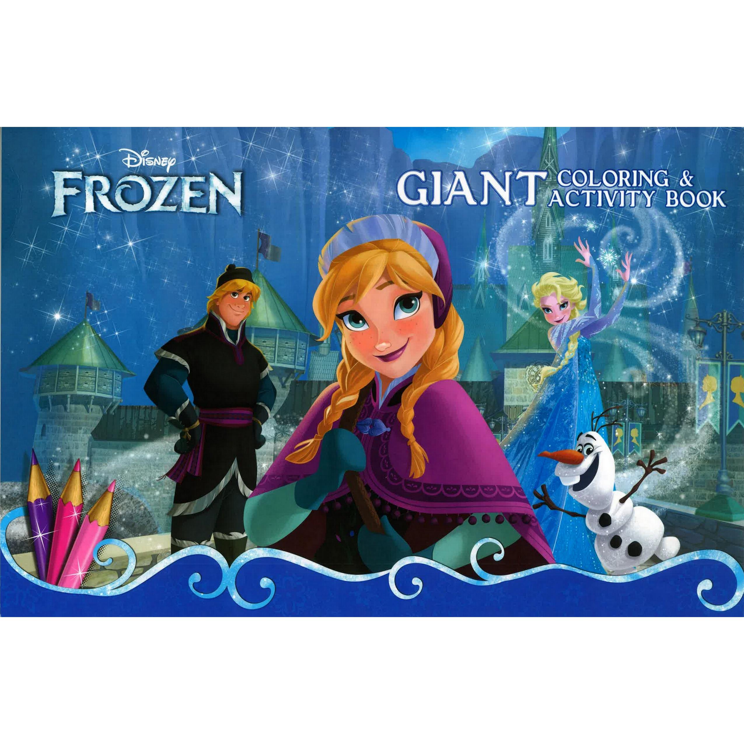 Frozen Giant Coloring & Activity Book - Jarir.com KSA