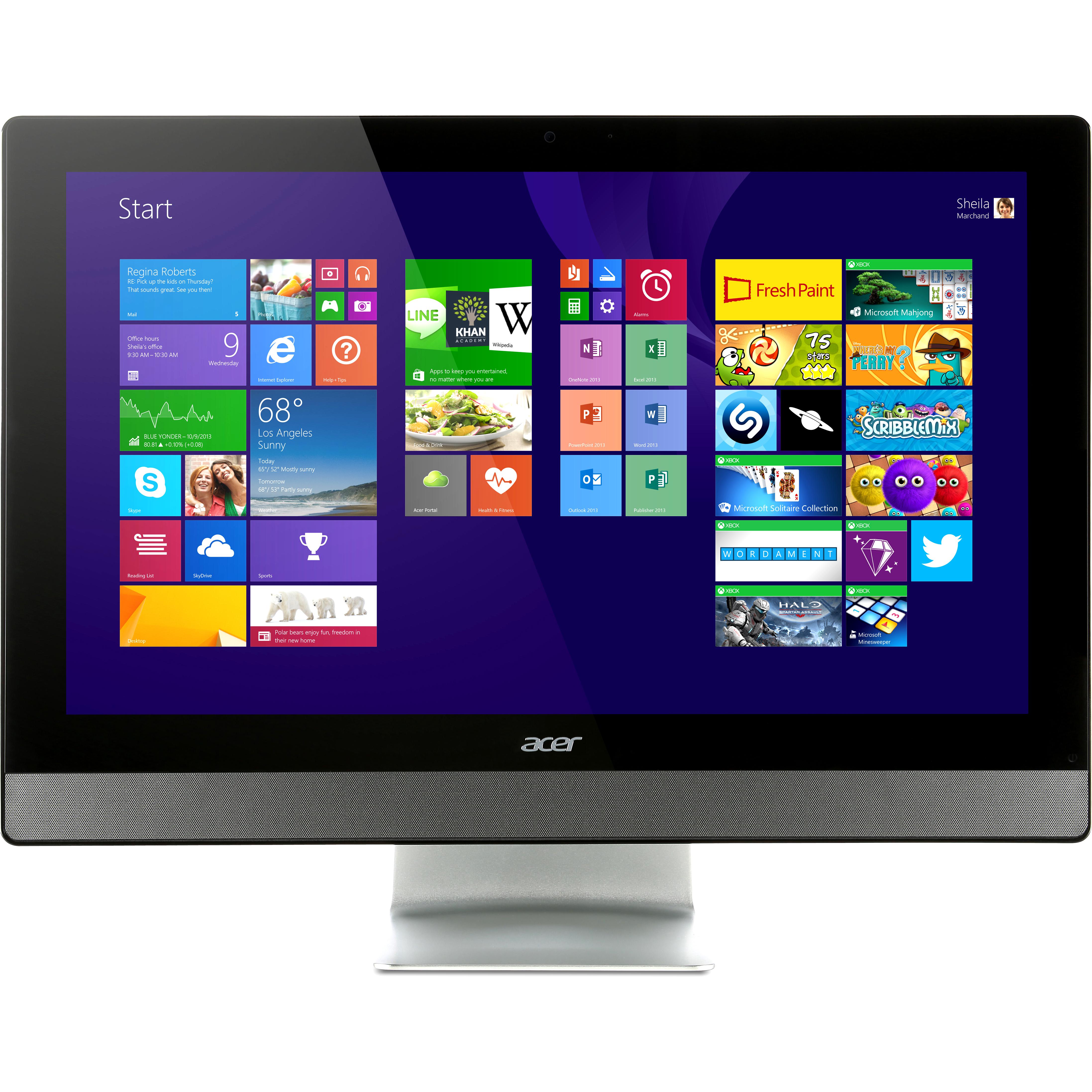 Acer PC Desktop Computer 23" Intel Core i34150T (4th Gen) Jarir
