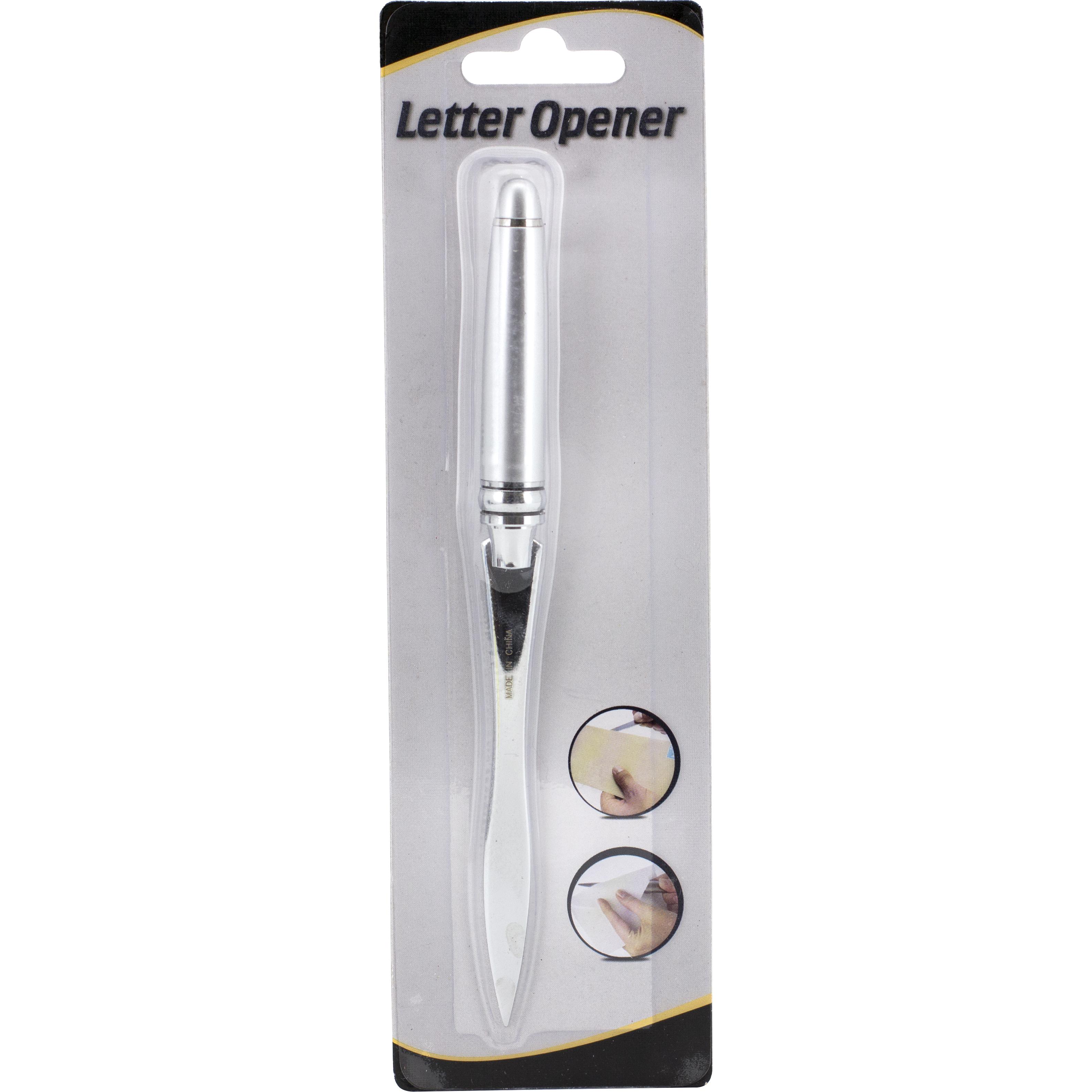 Manual Letter Opener Steel, 204.00 mm ( 8.03 in ), Silver price in