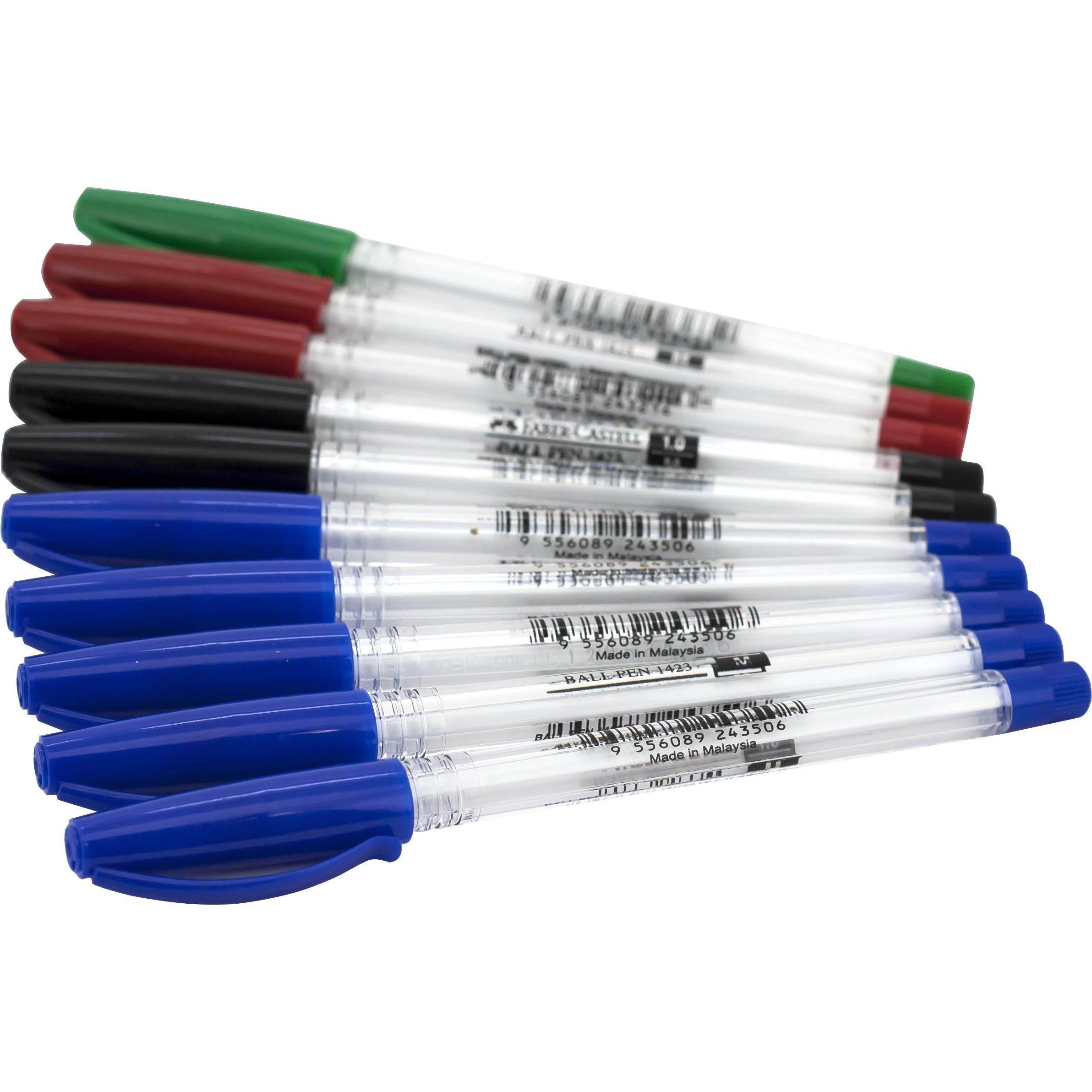 FaberCastell 1423 Dry Ink Pen, Green Ink Color, 1 mm, Ballpoint, price