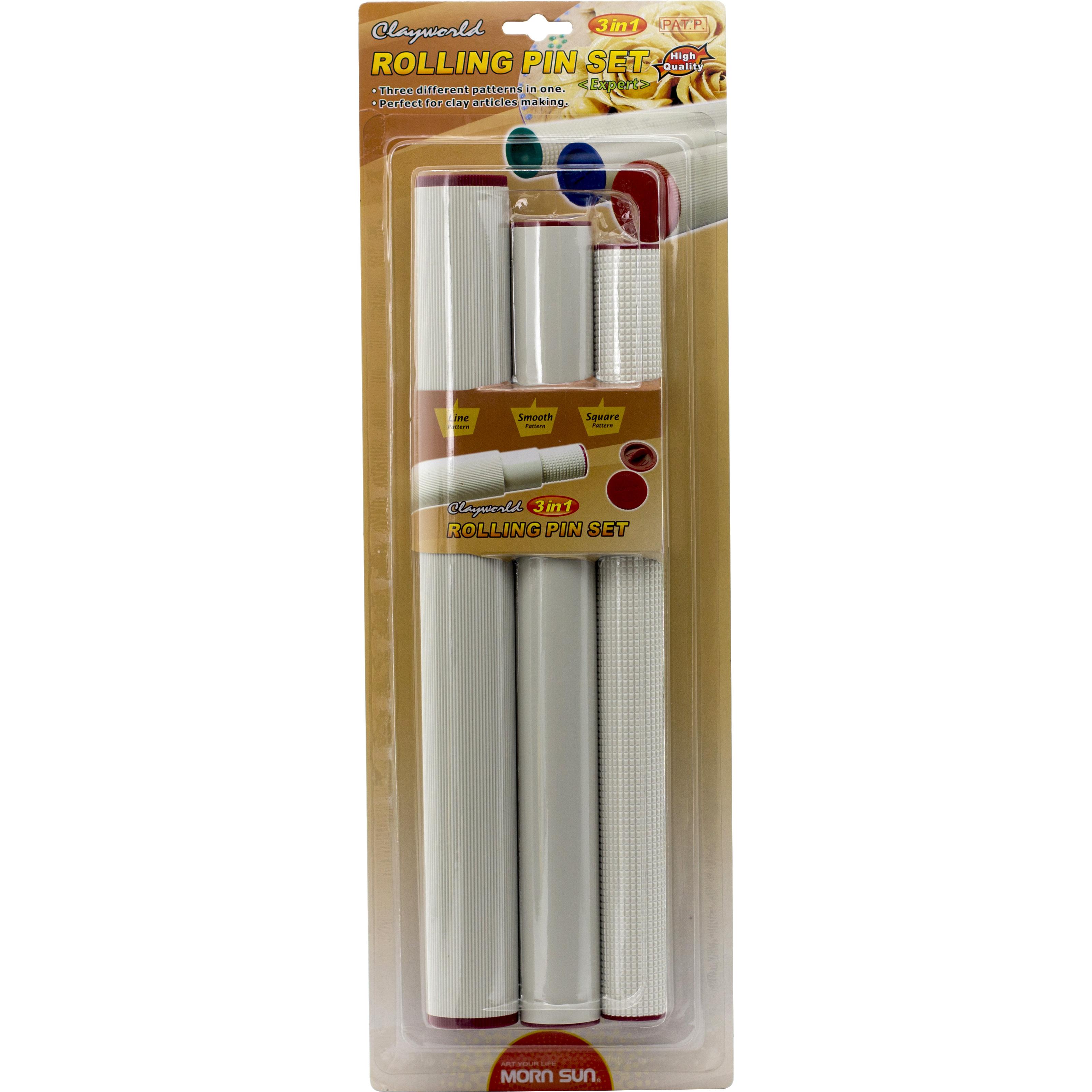 Morn Sun 3in1 Rolling Pin Clay Tool Jarir Bookstore KSA