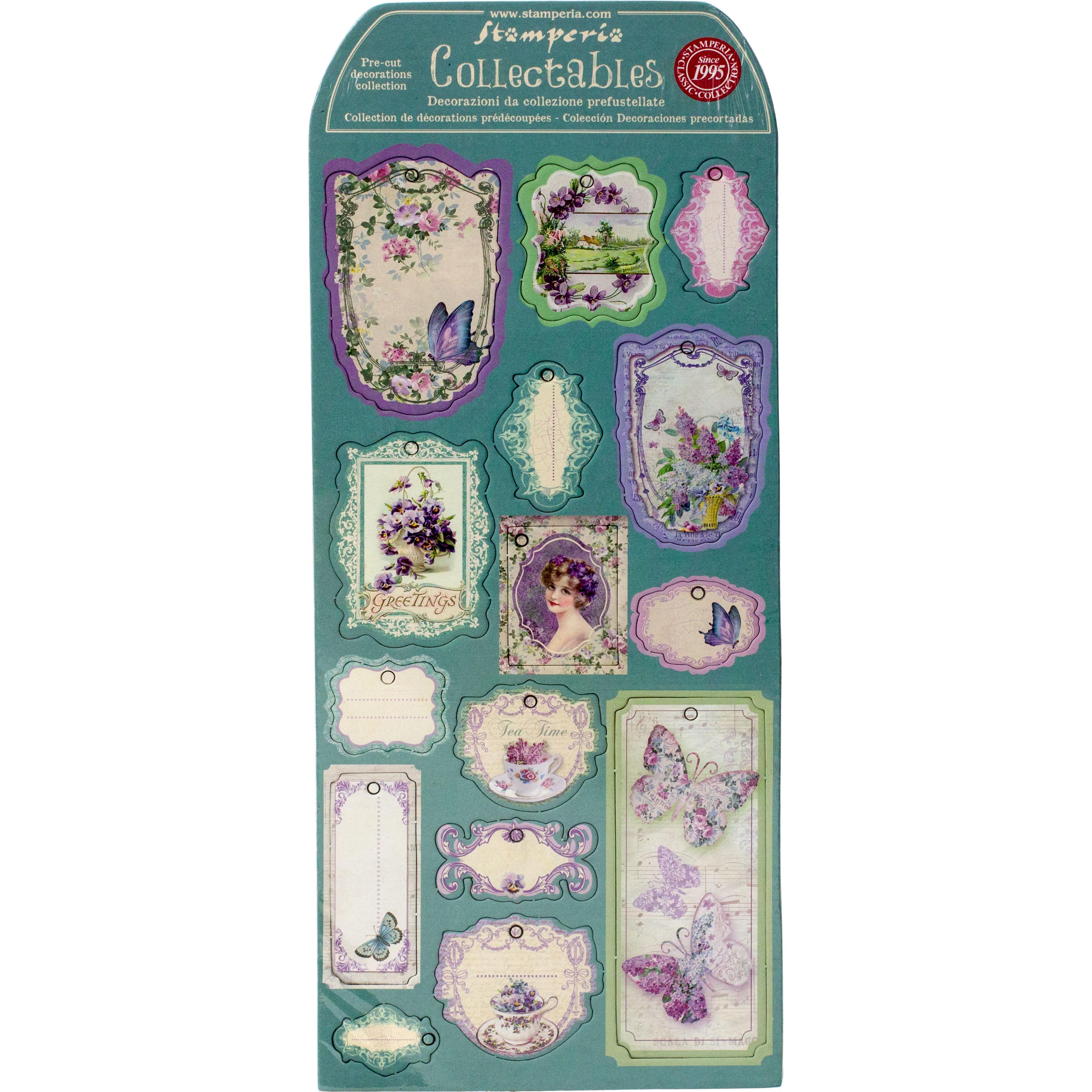 Stamperia Collectables Vintage Rose Pre-cut Decals