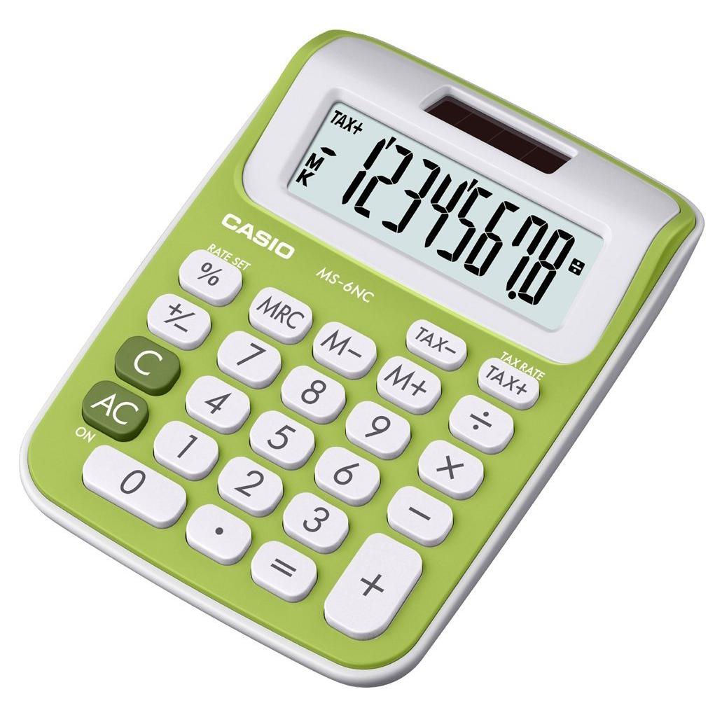 Casio MS-6NC Desktop Calculator | Office Equipment | Calculator, Cash Register & Supplies | Office Supplies