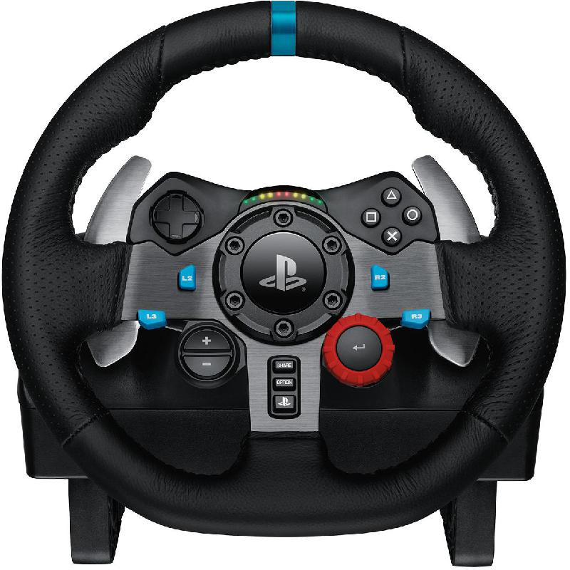 Logitech Driving Force G29 Racing Wheel + Pedals, Wired, for PC/PlayStation 5/PlayStation 4, Black