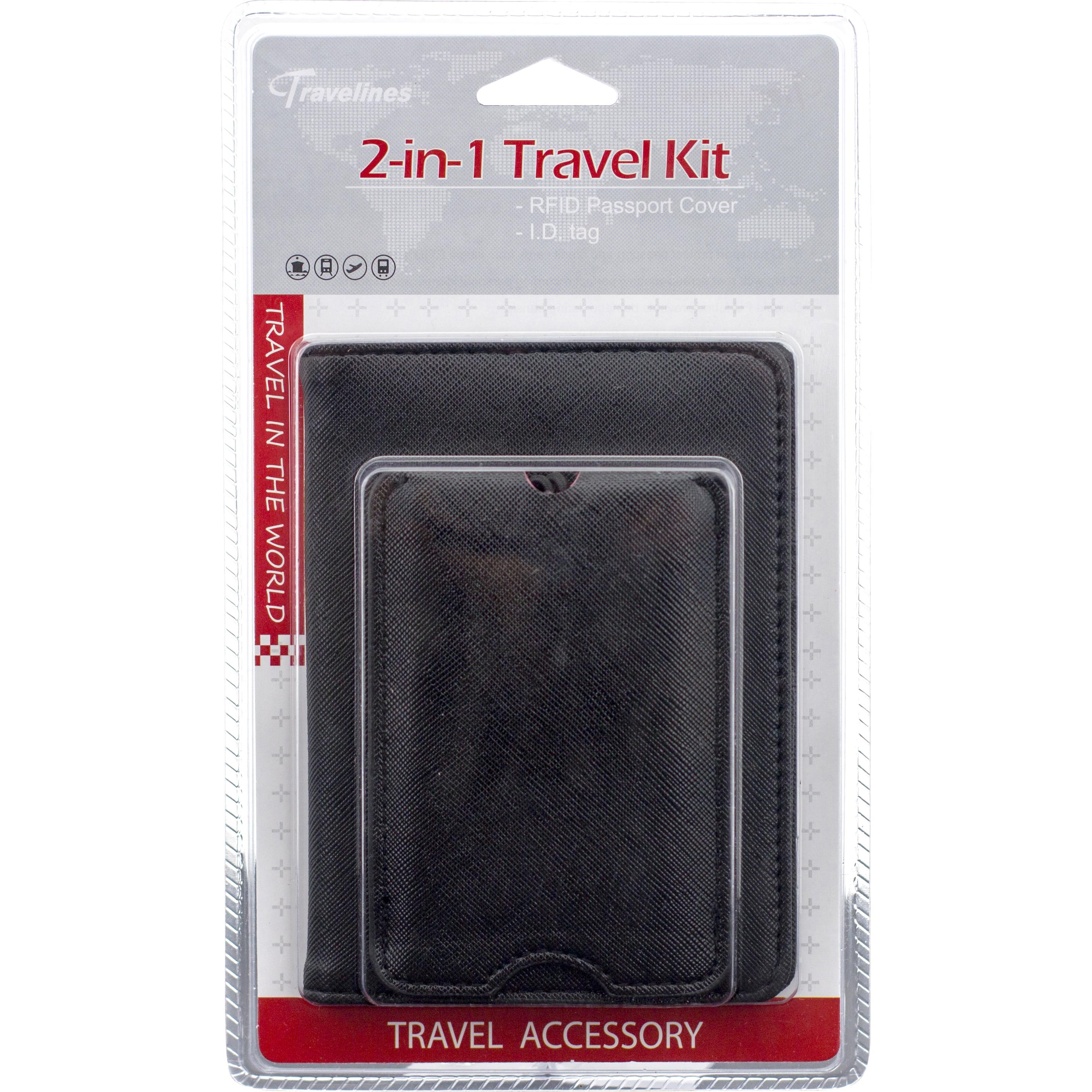 Travelines Passport Cover + Luggage I.D.Tag