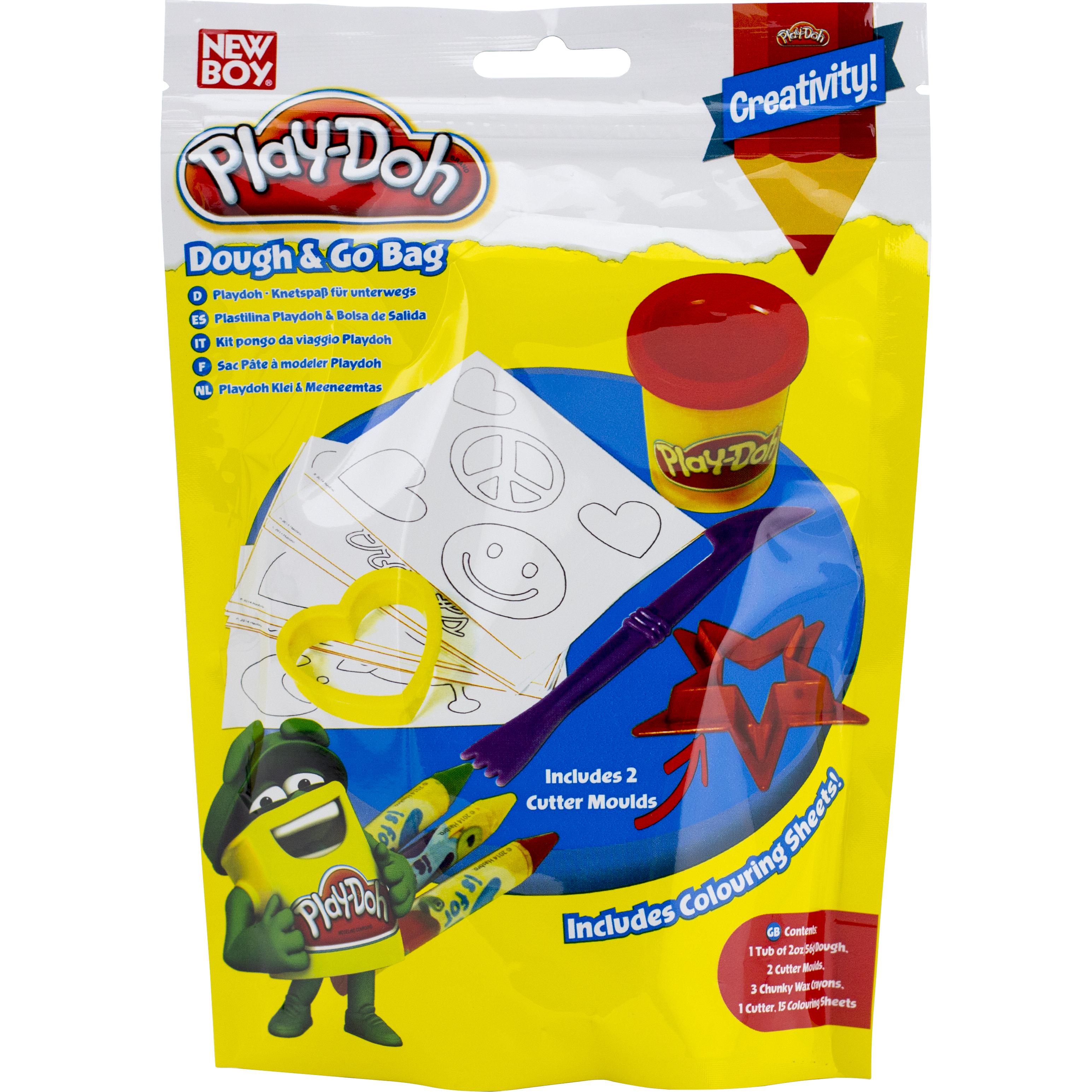PlayDoh Creativity! Dough & GoBag Modelling Clay/Dough + Accessory