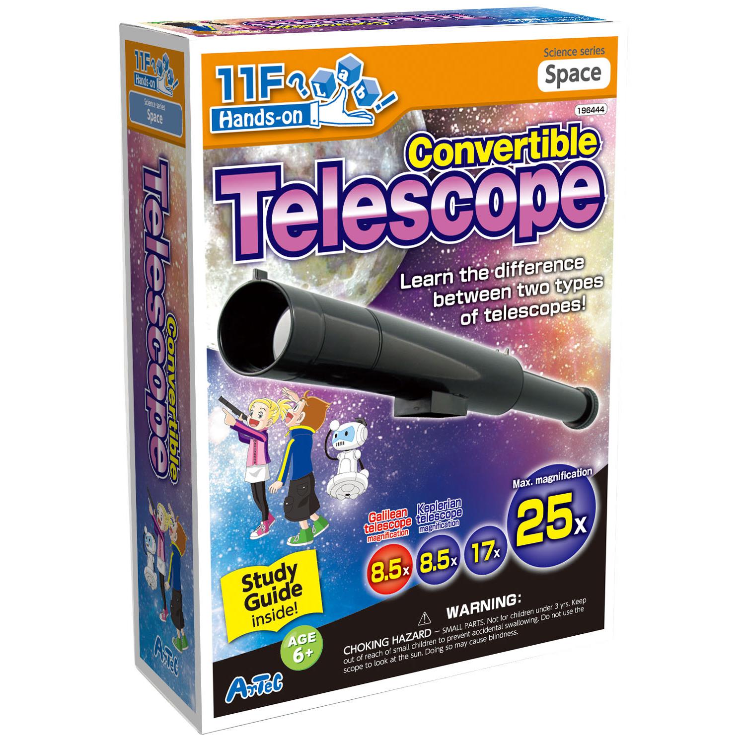 ArTeC 11F Handson Lab Convertible Telescope Science Learning Activity