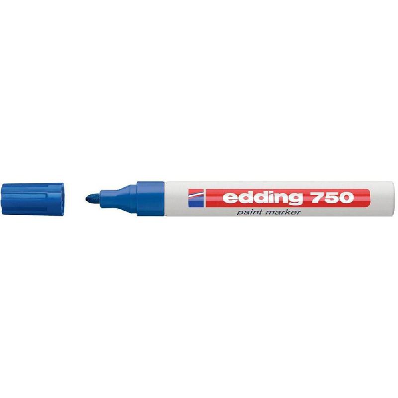 Edding 750 Paint Marker 2 4 mm Round Tip Blue Jarir Bookstore Qatar