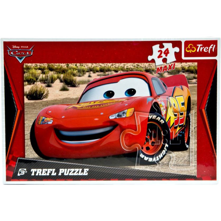 Trefl Maxi Cars Lightning McQueen Picture Puzzle 24 Pieces - Jarir ...