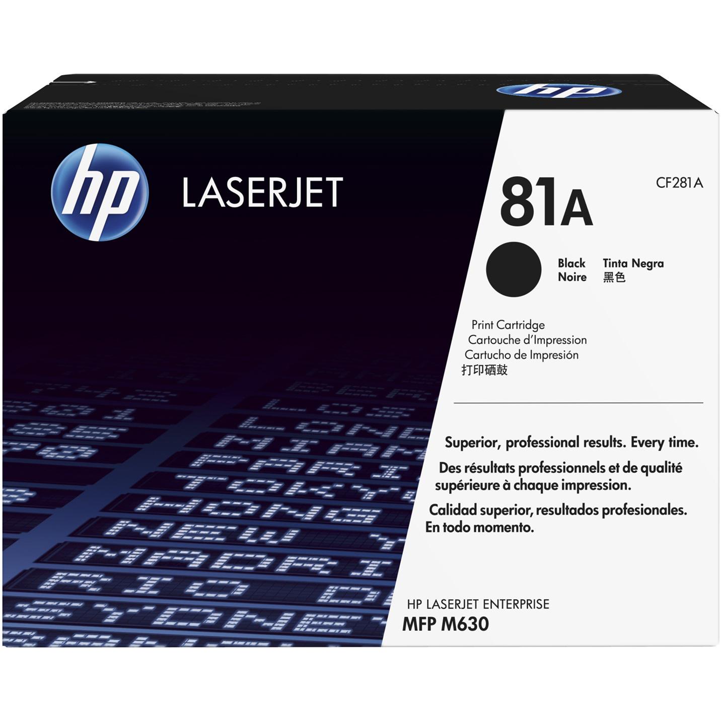 HP 81A Laser Toner Black Jarir Bookstore KSA