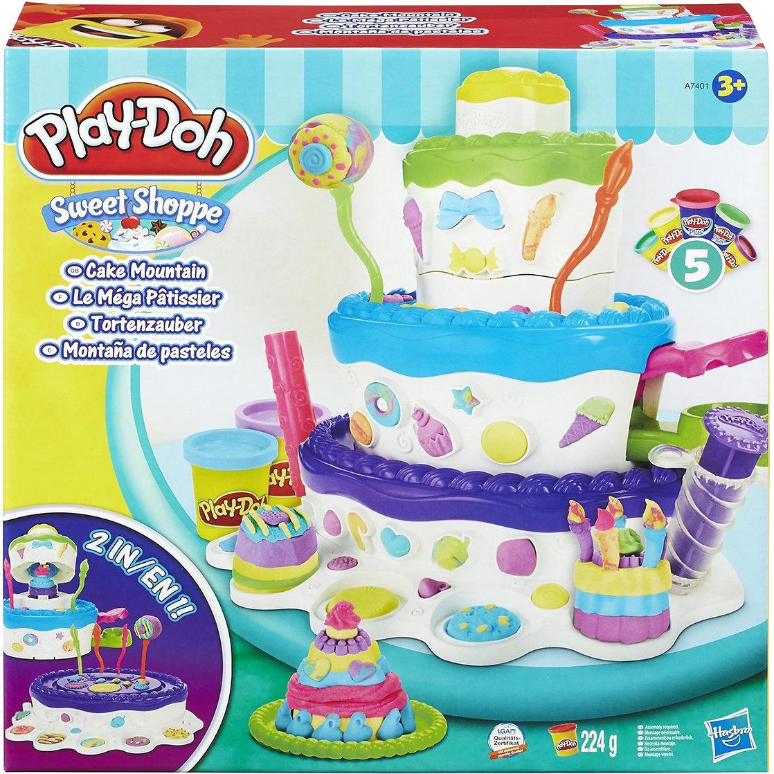 PlayDoh Sweet Shoppe Cake Mountain Modelling Clay Playset Jarir