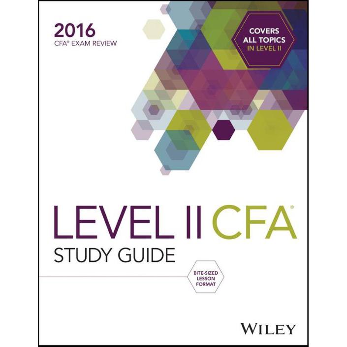 Cfa Study Guide 2016 Level II CFA Study Guide Wiley CFA Exam Review John Wiley - Jarir ...
