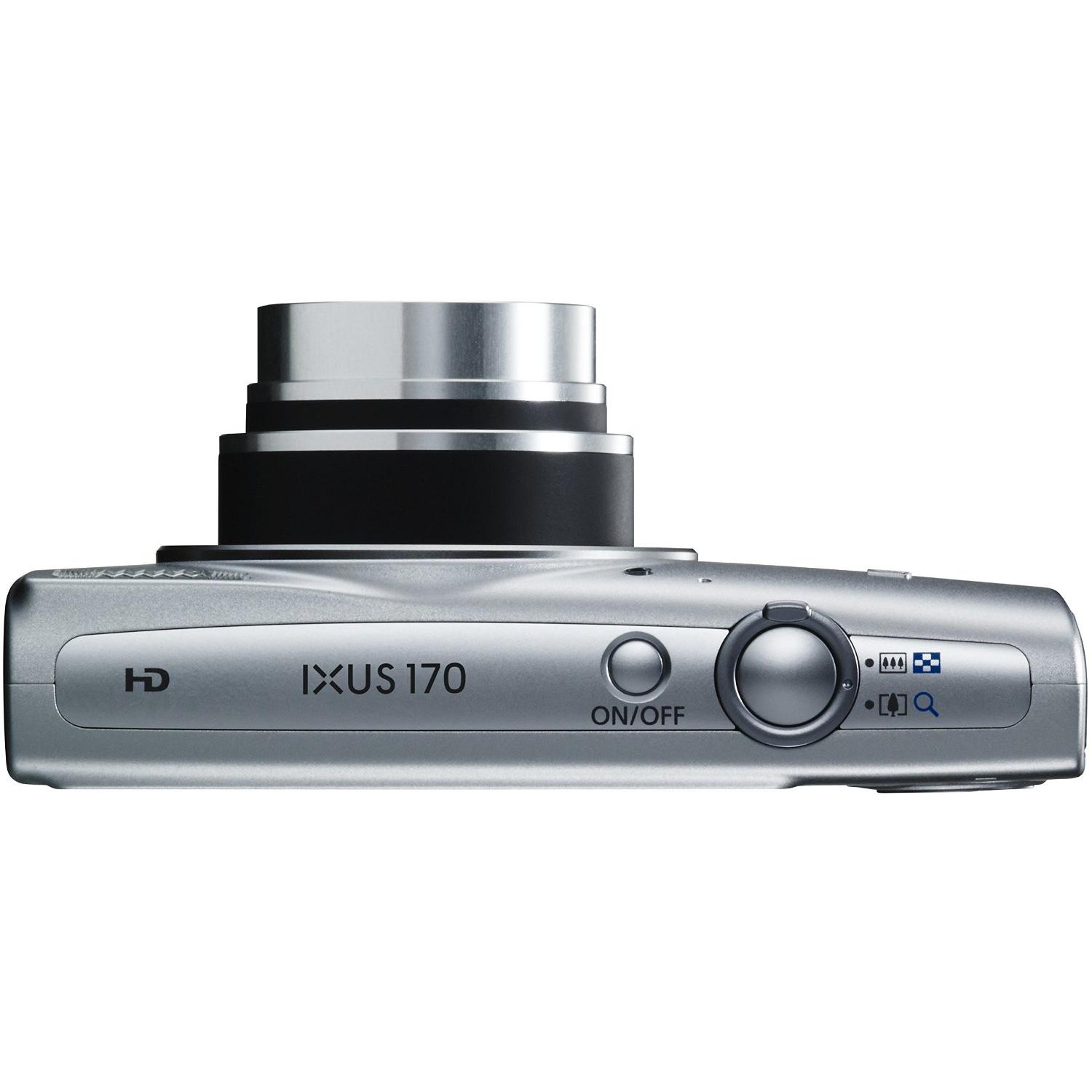 Canon IXUS 170 Point and Shoot Camera 20 MP Silver - Jarir