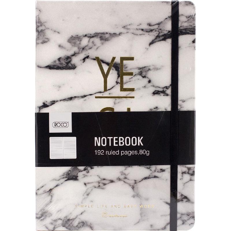 Roco Notebook, Marble, A5, 100 Pages, Lined, Orange price in Saudi ...