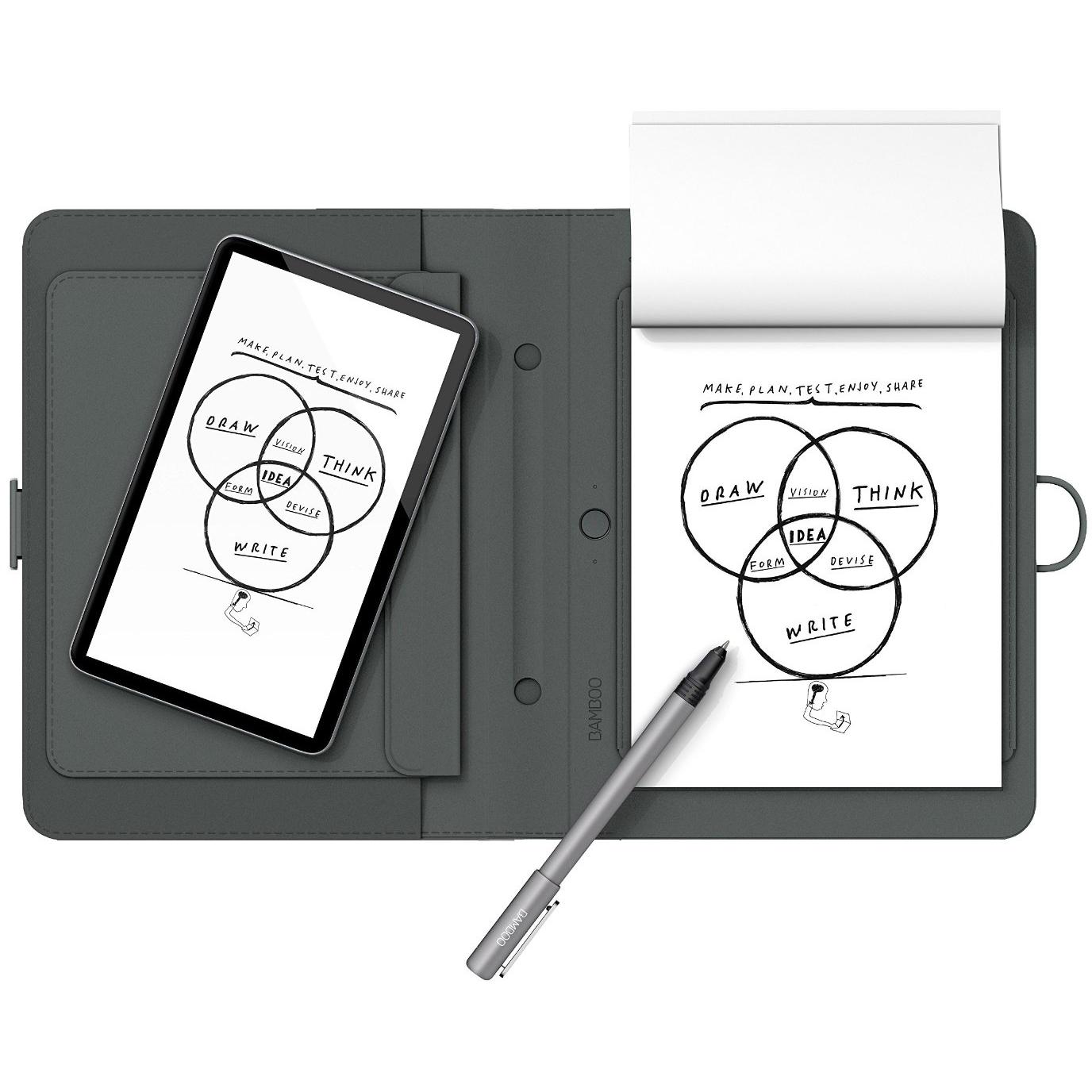 Bamboo Spark Tablet Accessory Smart Folio, Smart Ballpoint Pen