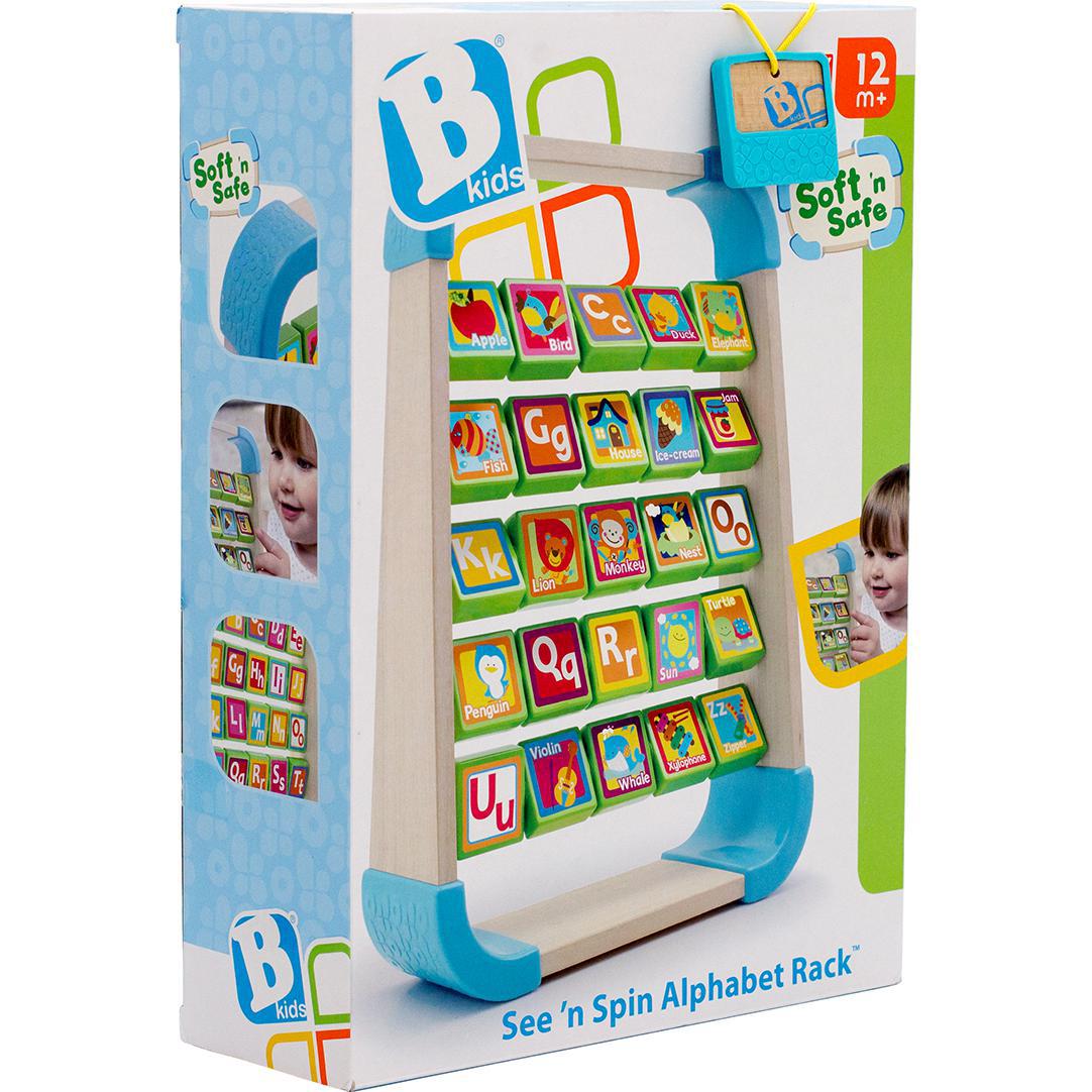B Kids See 'n Spin Alphabet Rack Preschool Learning Activity Set 1 Year ...