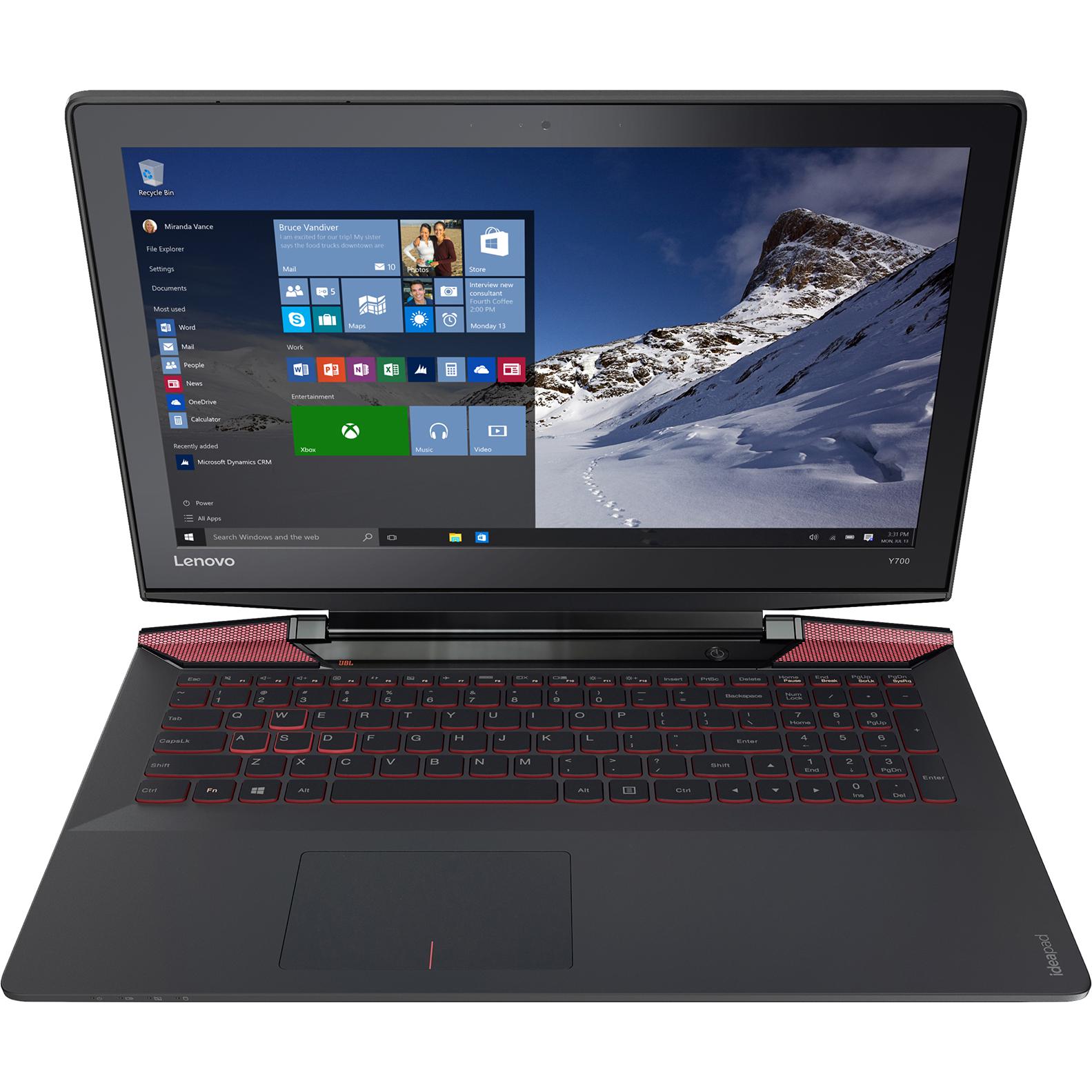 Lenovo Gaming Laptop 15.6" Intel Core i76700HQ (6th Gen) Jarir
