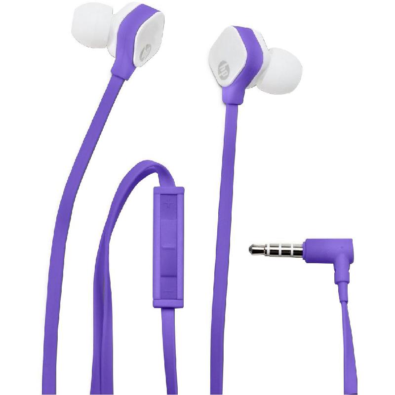 HP H2310 InEar Earphones Wired Intense Purple Jarir Bookstore KSA