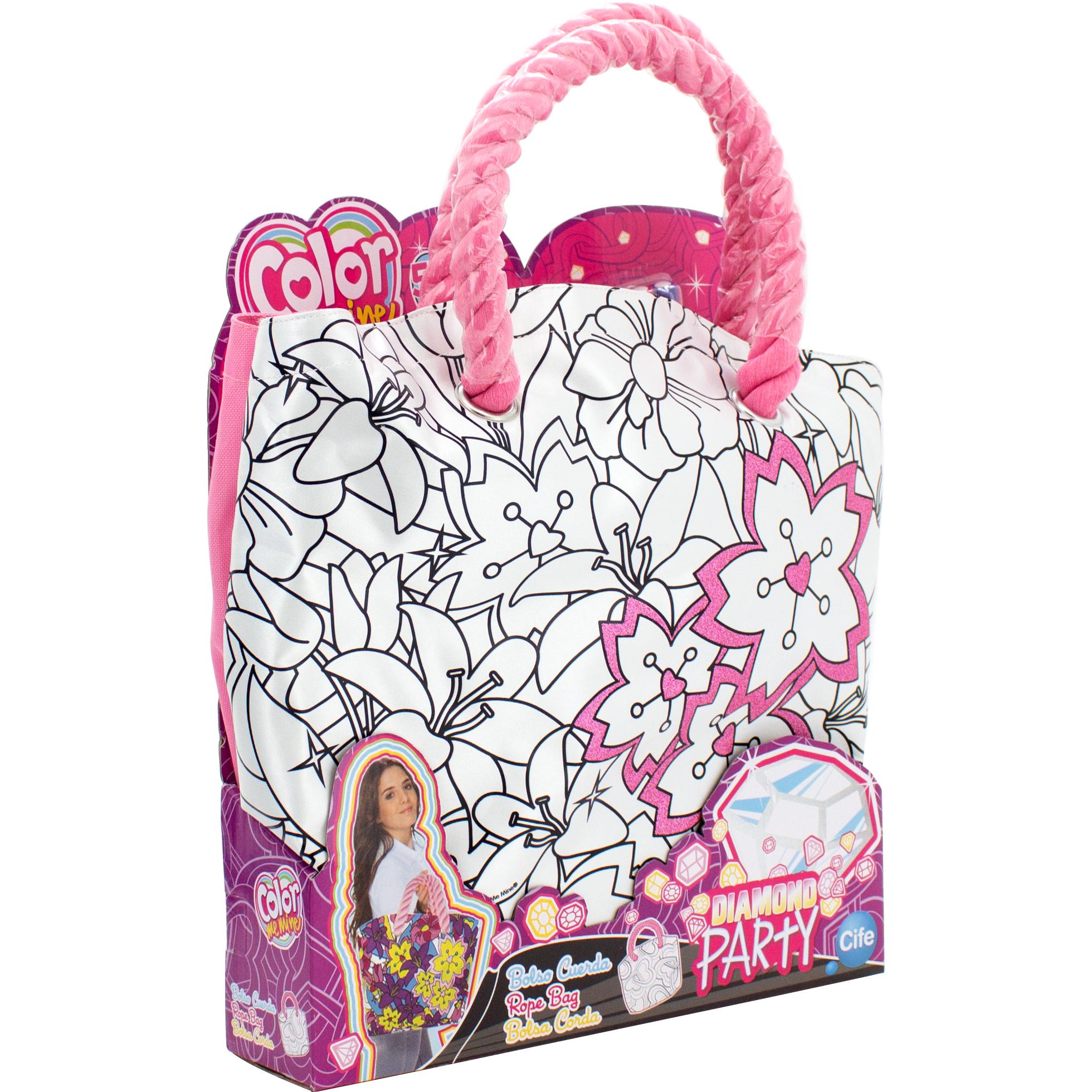 Color Me Mine Diamond Party: Rope Bag - with Permanent Markers (5X ...
