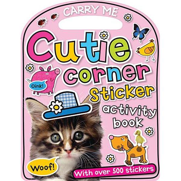Carry-Me: Cutie Corner - Sticker Activity Book | الكتب الانجليزية | الكتب الصوتية والفيديو | كتب صوتية للأطفال | الأطفال | كتب انشطة للاطفال (5 - 8)